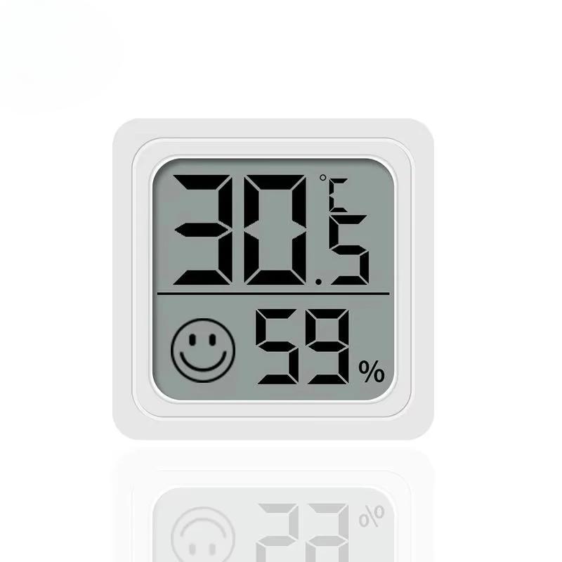 Digital Thermometer Hygrometer Indoor Convenient Mini Temperature LCD Electronic Monitor Hygrometer Outdoor Room 4Pcs Set