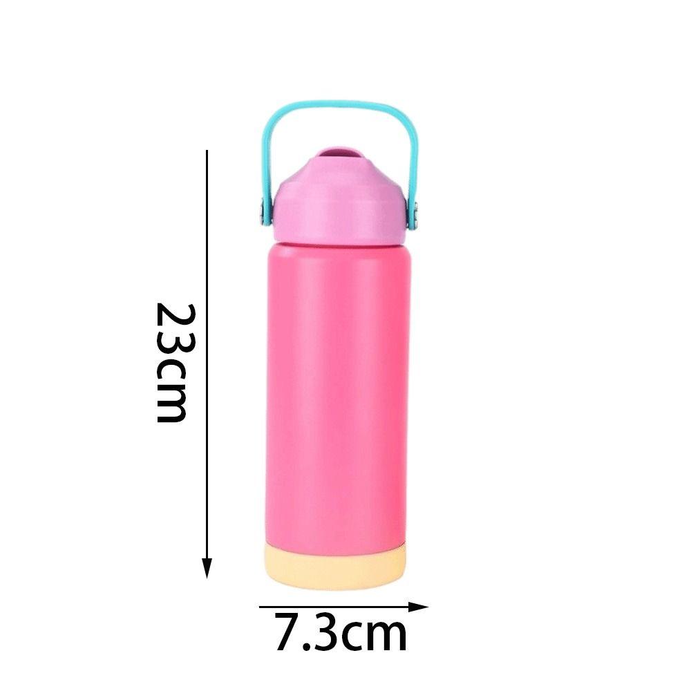 Liquid Silicone Nozzle Water Cup 304 Stainless Steel Insulation Cups New Vacuum Space Kettle