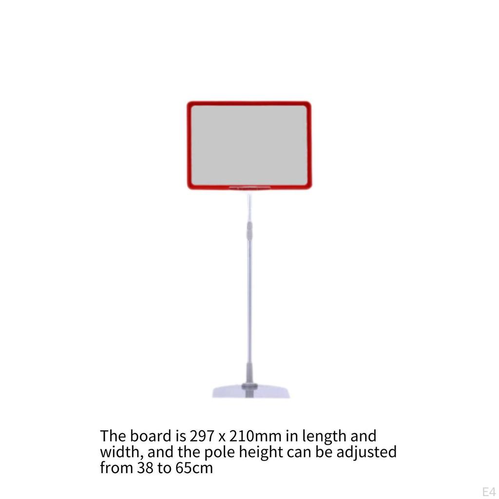 Justerbart skiltstativ gulvstativ Notat Gjenbrukbart, Butikkmerke, Allsidig ramme