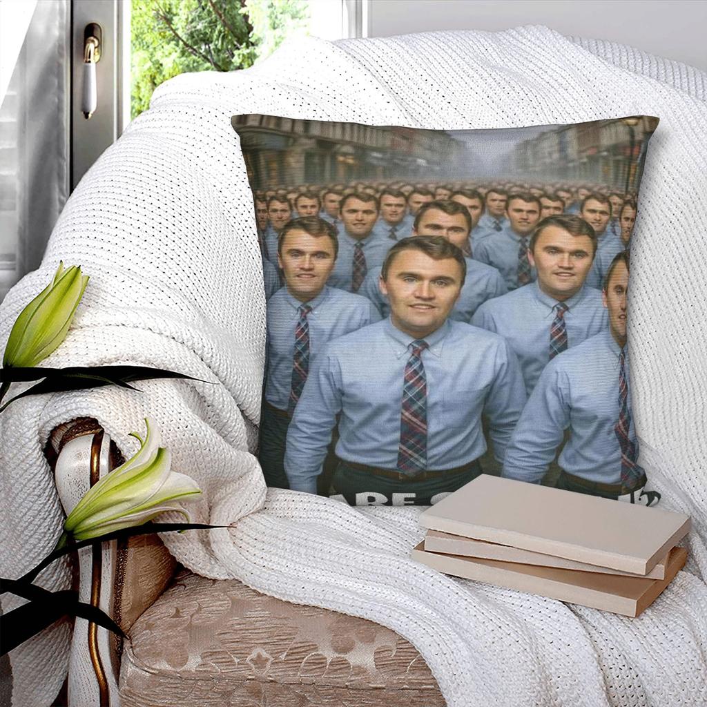 New Style Sofa Charlie Kirk Angelic AdvocateDecorations Pillowcases Merch Pillow Cover Zipper Multiple Sizes