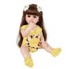 KEIUMI Reborn Doll Waterproof Full Silicone Vinyl Body Girl Bebe Reborn Dolls 55 Cm Birthday Gifts