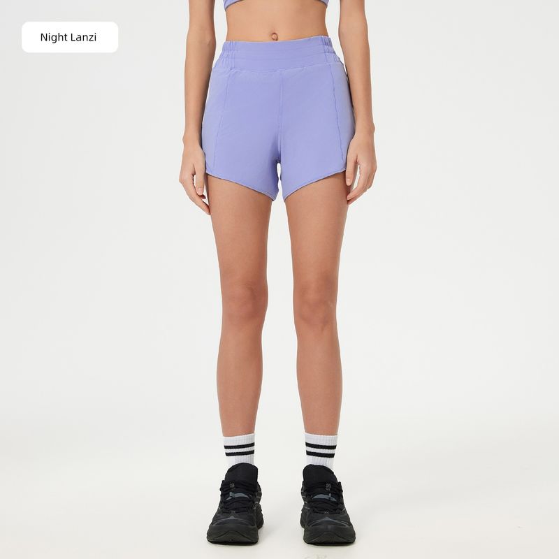 Shishi City Quality Clothing Co., Ltd. Summer Cool Feeling Quick-Drying High Waist Track Shorts Women's Lined Fitness Pants Light