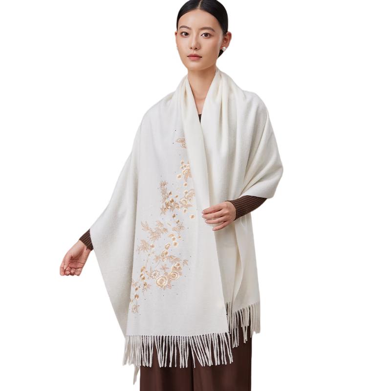 

Shanghai Story 100% Pure Wool Scarf & Shawl 200x70cm (with Fringe)
