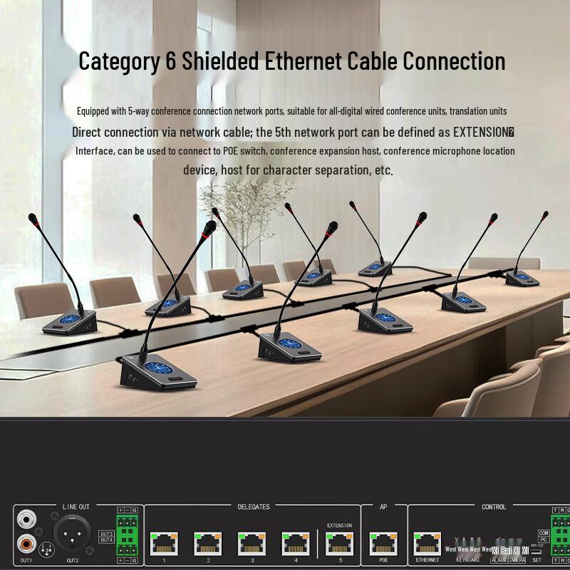 HuiDu HD-970 Series Wired Digital Conference System (CN Version)