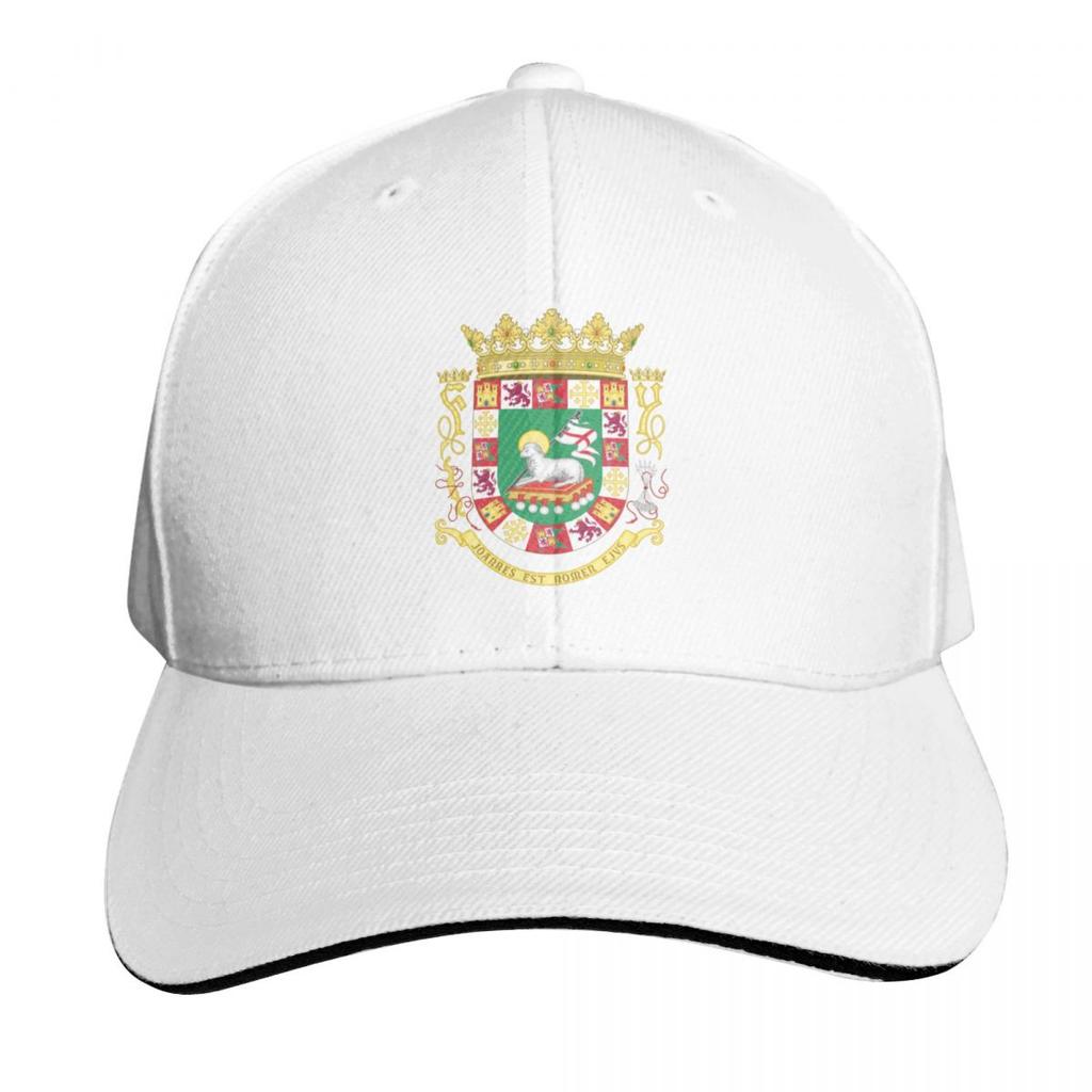 Puerto Rico Coat of Arms Baseball Cap Uv Protection Solar Hat Golf Trucker Hat Hiking Hat For Women Unisexs
