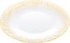 Vetro Felice Large Plate, Western Tableware, Gold, 33cm, Set of 4, Happy Glass Flash, 349133P
