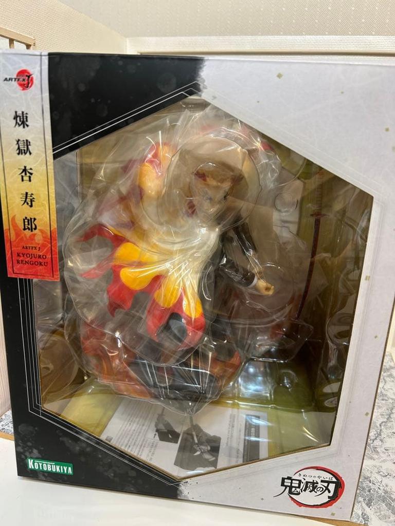[USED] ARTFX J Kotobukiya Rengoku Kyojuro Figure Demon Slayer: Kimetsu No Yaiba Flame Pillar