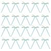 Set Of 20 Velvets Bowknot for Christmas Decoration Pre Tied Butterfly Knot with Twist Ties Gift Wrapping Ribbon Bows