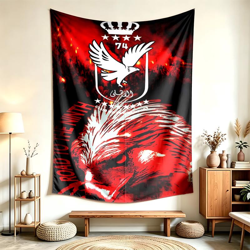 Al ahly (1) Tapiz Adecuado Para Decorar Hogares Residencias Estudiantiles Y Dormitorios Suave Al Tacto Y Un Regalo Perfecto Para Amigos Y Familiares