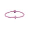 Children's Silicone Cross Thin Macaron Color Wristband Bracelet