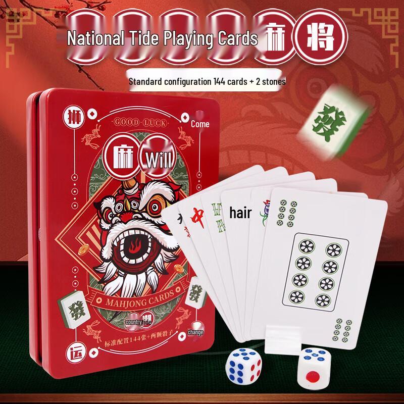 Mahjong Poker Playing Cards
