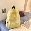 Lazy Schoolbag Female Simple Junior High School Student Backpack Casual Large Capacity Backpack