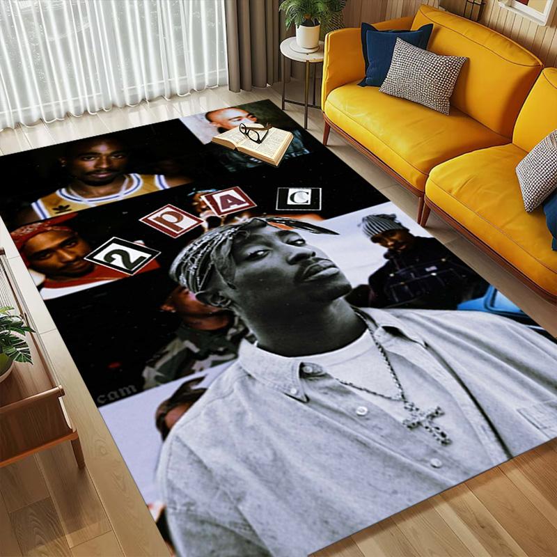 Rap Legends Living Room Non-Slip Area Rug Soft Carpet for Bedroom Game Playroom Sofa Office Home Decor Doormat Christmas Gift C9211209