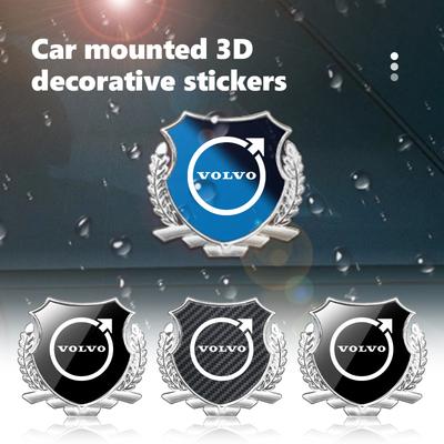 Car Body 3D Stickers Wheat Ears Styling Emblem Decals Decoration For AWD V50 S60 XC60 S40 XC40 XC90 V60 S80 S90 V90 C30