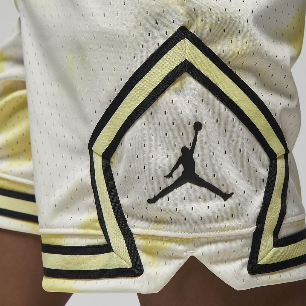 Jordan Solid Color Logo High-Waisted Drawstring Shorts Men Bottoms White Yellow DZ0563-110