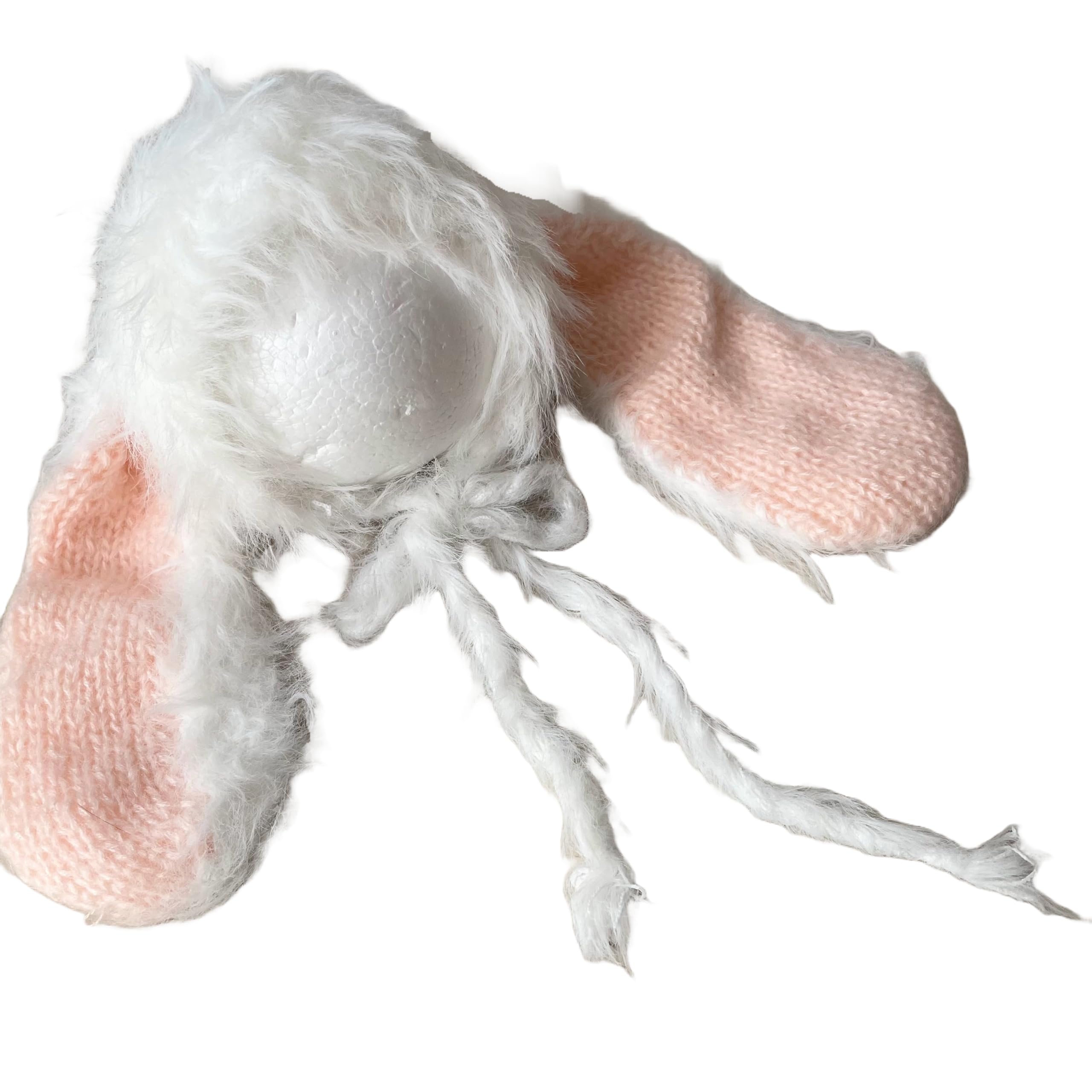 

Newborn Photo Bunny Ear Knit Baby Photo Shoot Accessories Size [NANA s shop] Hat, Ivory, (White, 3-Month (4-7kg))