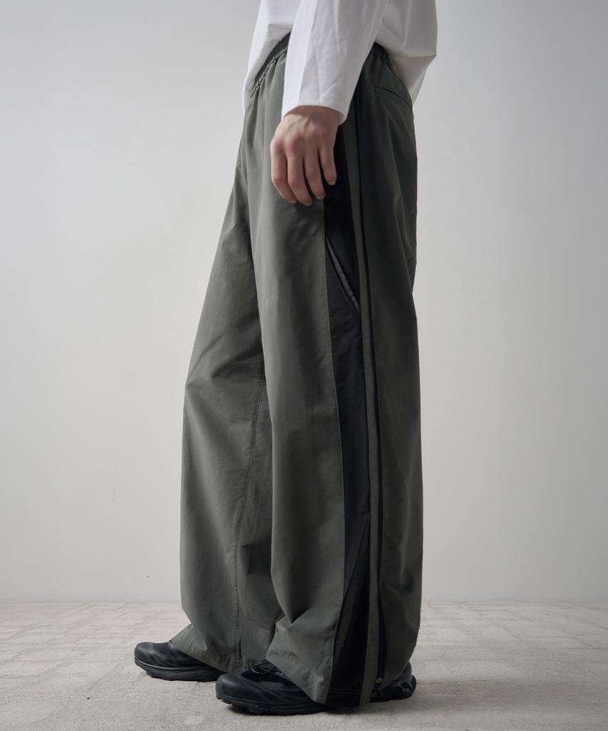 DRAW FIT Side Breech Track Pants [Charcoal]