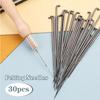 30 PCS Wool Felt Needle Felt Needle Felting Starter Kit Felting Needles Felt Diy Package for Felting with Bottle