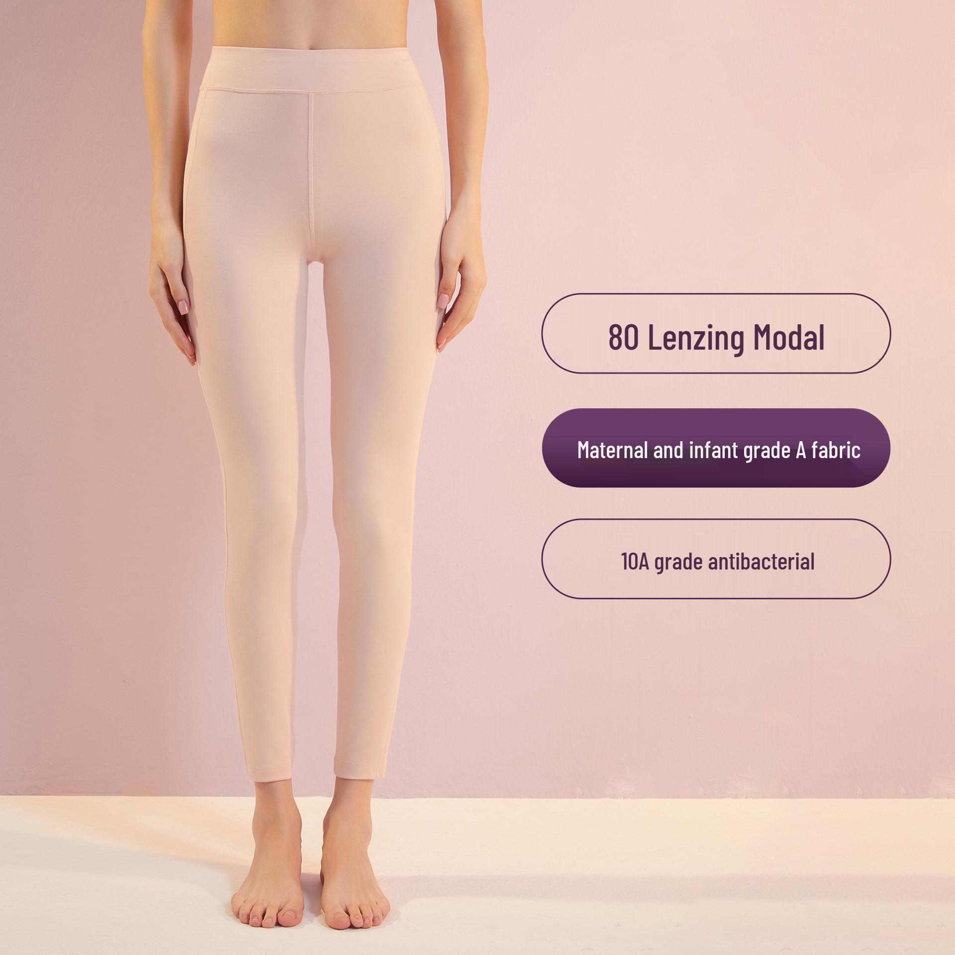 

Женские термолеггинсы из модала Lenzing 80-й плотности - Антибактериальное нижнее белье класса А для осени/зимы 2XL (155-170 lbs)