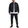 Under Armour Giacca da allenamento con zip in tessuto Project Rock da uomo Nera 1387085-001