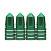 4pcs Aluminum Anodized Tire Valve Caps Motorcycle Electric Vehicle Valve Core  for Car SUV Truck