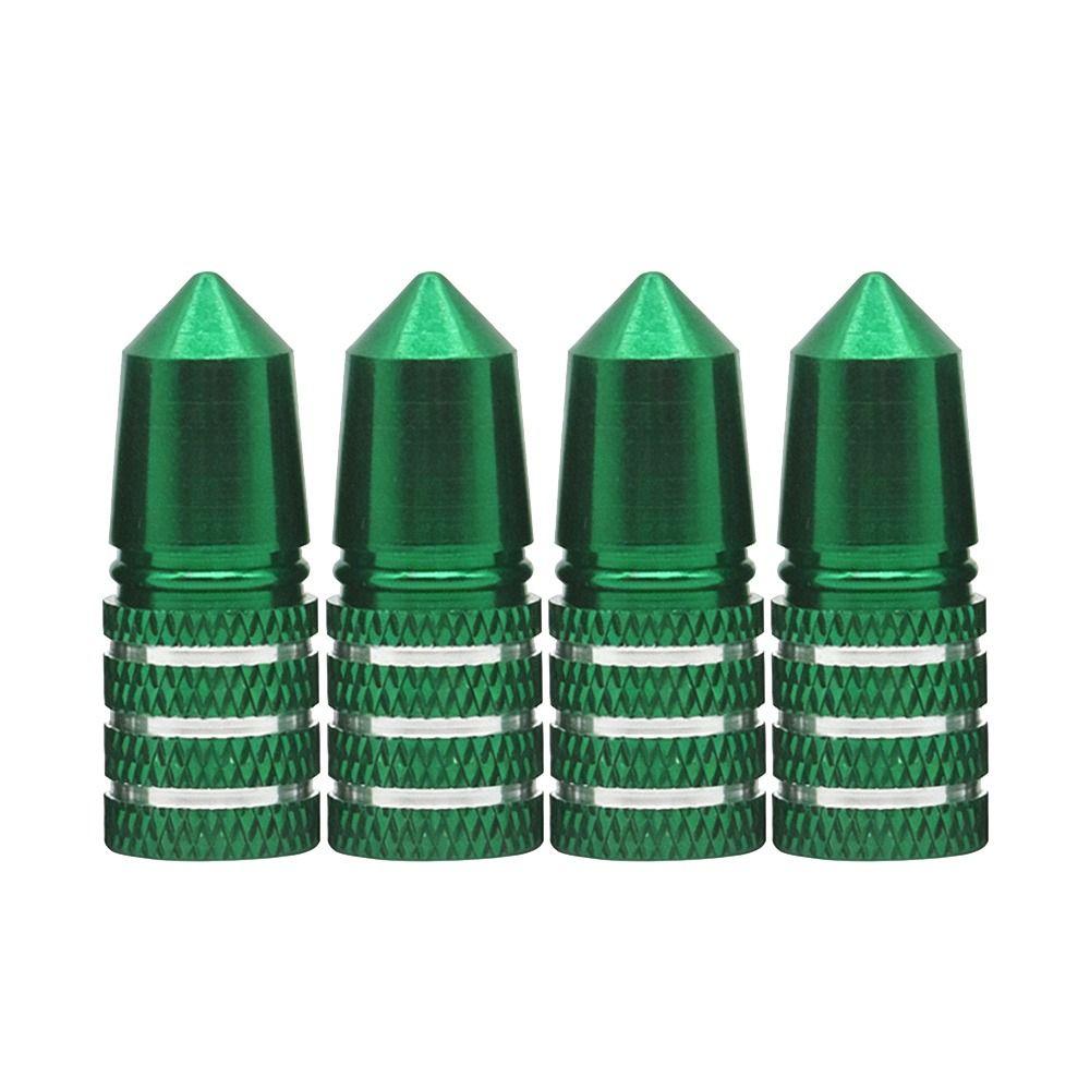 4pcs Aluminum Anodized Tire Valve Caps Motorcycle Electric Vehicle Valve Core for Car SUV Truck