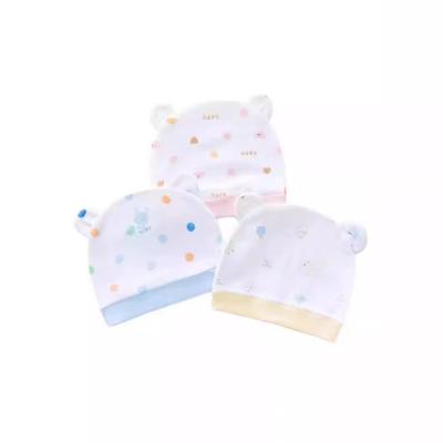 Yenidoğan Tek Katlı Pamuk Bebek Şapkası 0-3 Aylık, Bıngıldak Koruması