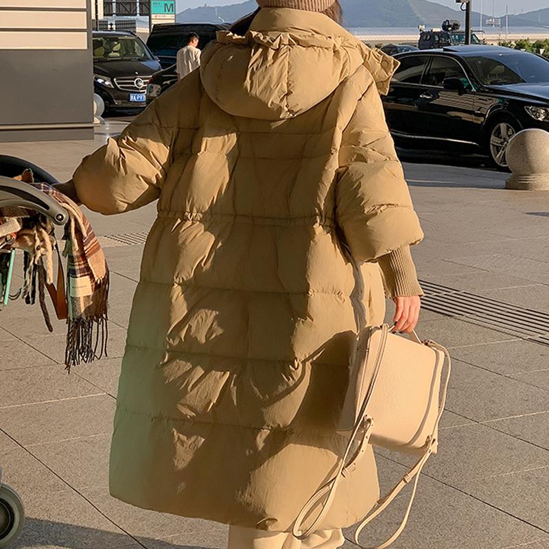 Fashion Winter Long Parkas for Women Plus Size Overcoats Hooded Elegant Loose Thick Warm New In Coats Lady Jackets