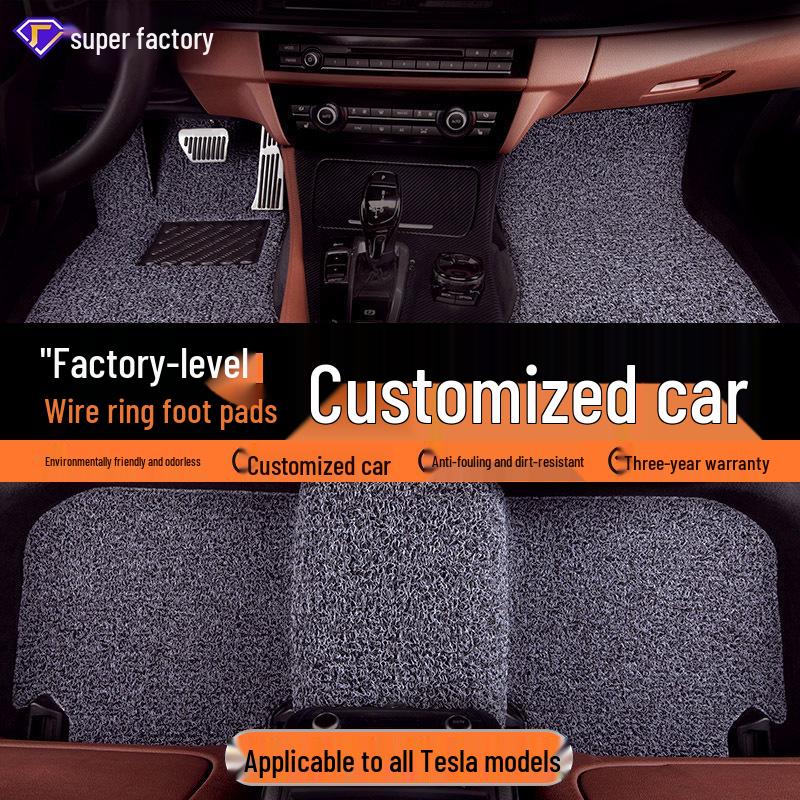 Tesla Model 3/Y Full Coverage Waterproof & Dirt-Resistant Floor Mats