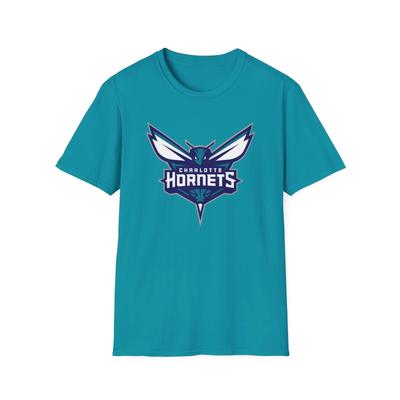 Charlotte Hornets Unisex Softstyle T-krekls - Sporta līdzjutēju apģērbs, Dāvana Basketbols