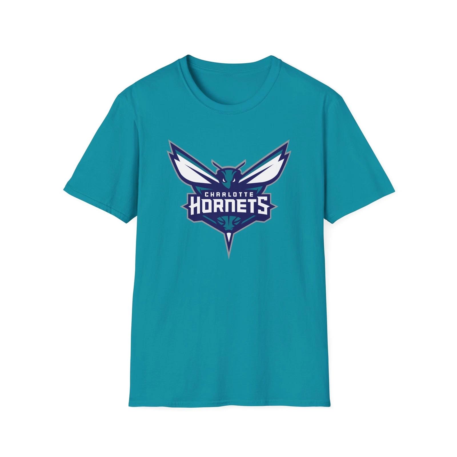 Charlotte Hornets Unisex Softstyle T-Shirt - Sports Fan Apparel, Gift Basketball 3XL