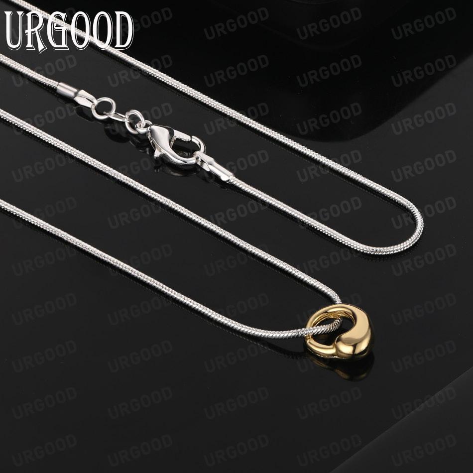 Minimalist Small Circle Pendant Necklace In 925 Sterling Silver - Beautiful Wedding Jewelry