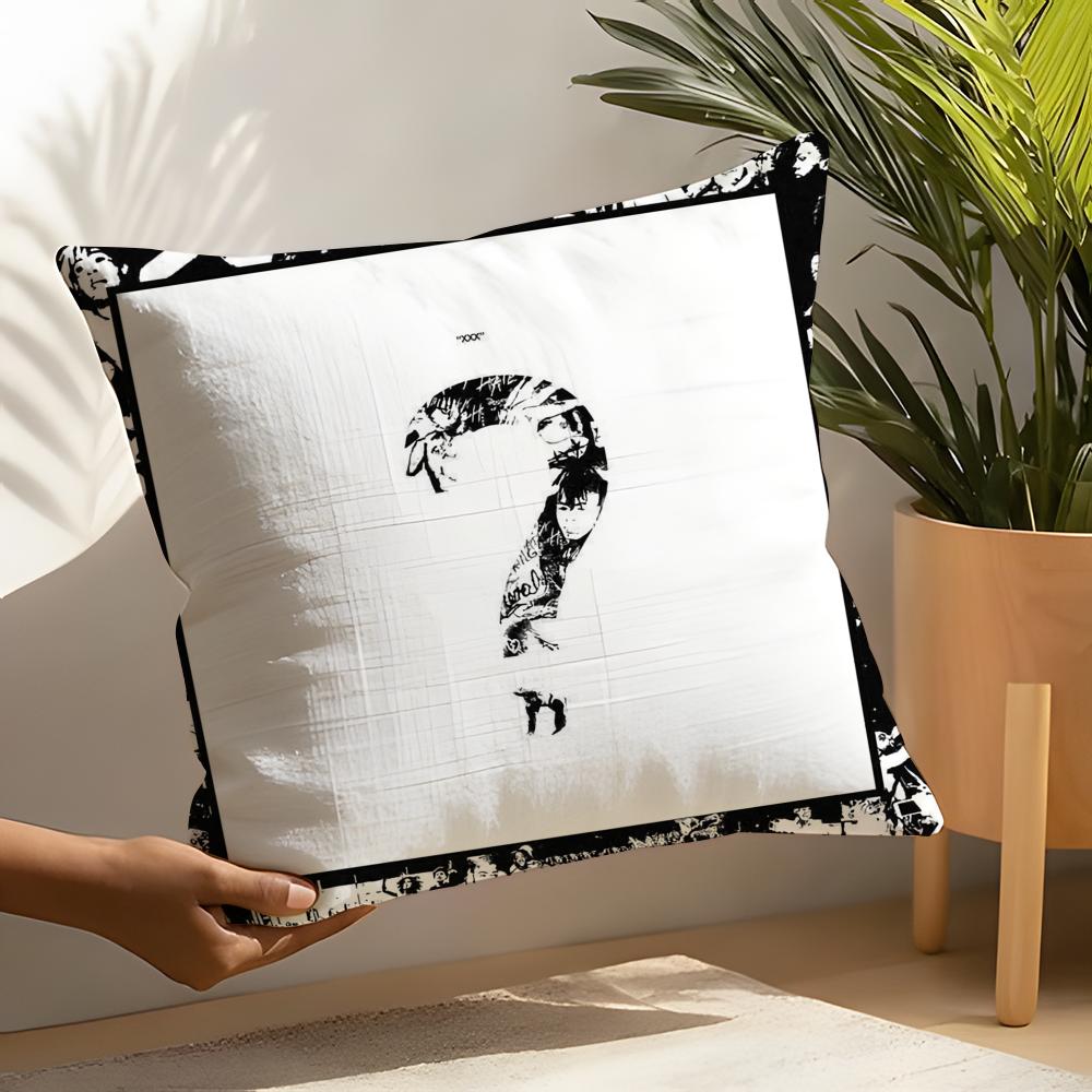 X-Xxxtentacion Pillow Case Linen Cushion Covers For Decorative Sofa Home Pillows Case Car Chair Pillows Cases