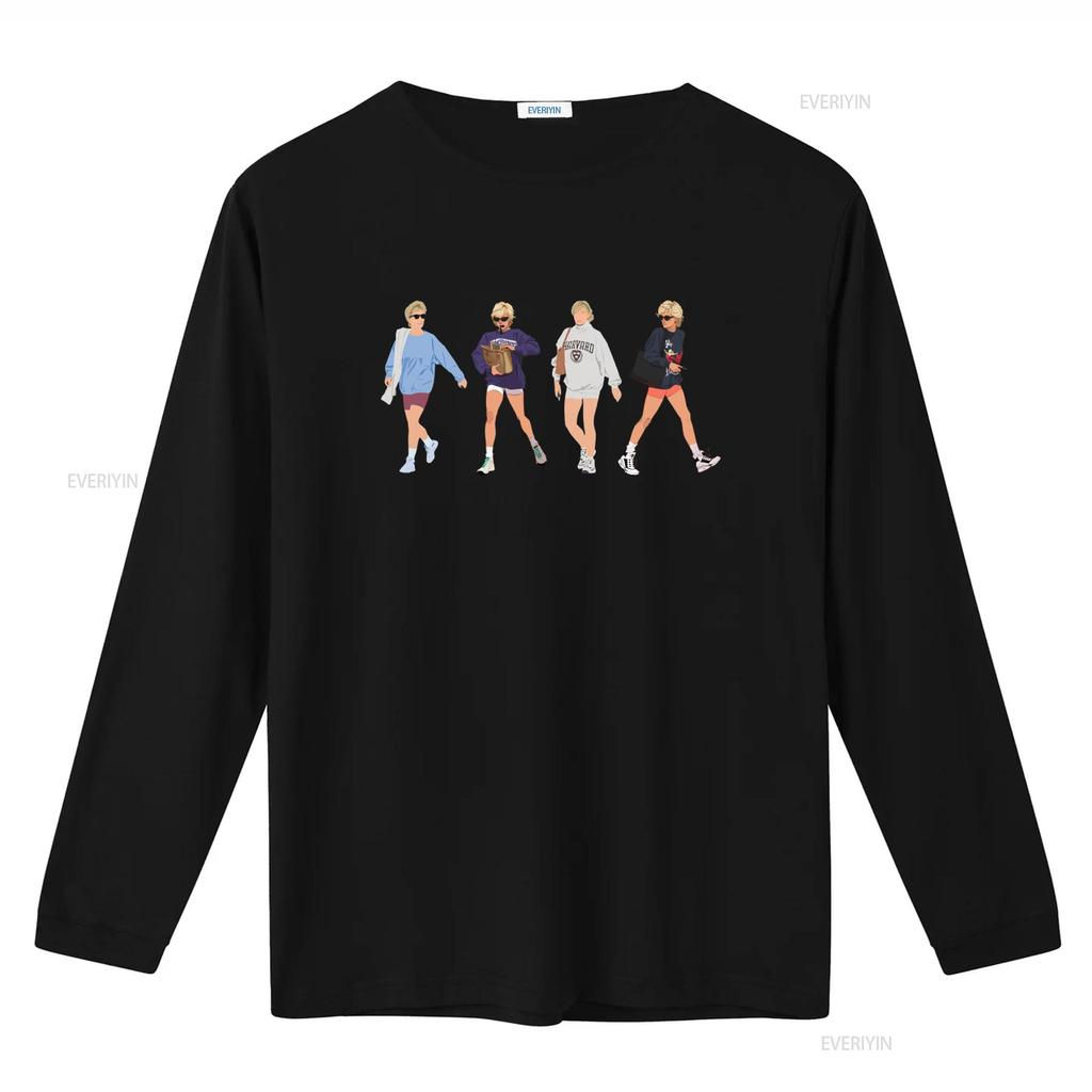 Princess Diana T Shirt 90S Vintage Lady Of Wales Fashion Print Casual Shorts Sweat And Sneakers Style For Her Vintage Washed