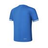 FILA Tennis Series Solid Color Printed Pattern Round Neck Short Sleeve T-Shirt Men Tops Olympic-Blue A11M423114FBU
