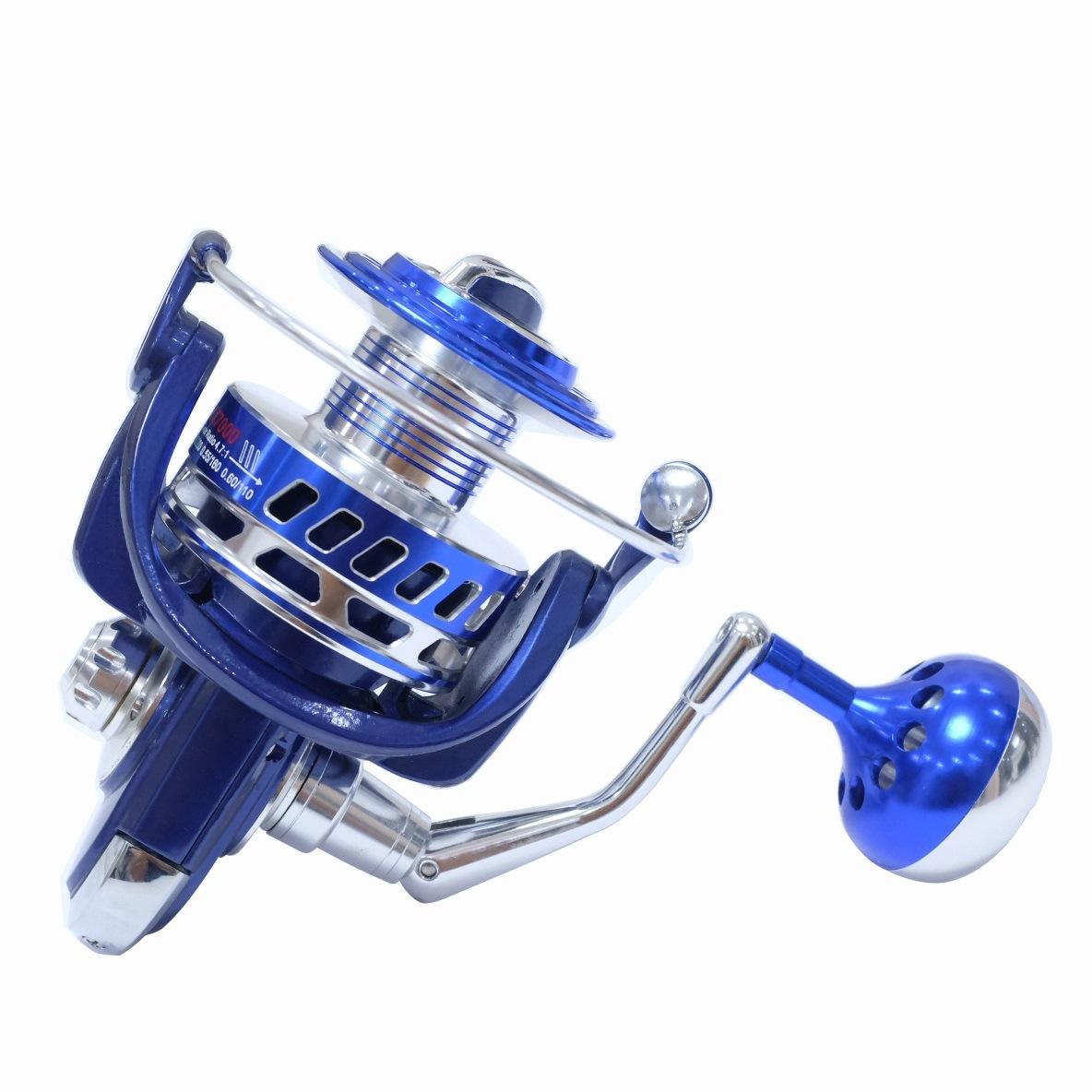 Topline Max Drag 30kg Fishing Reel 6000 10000 Saltwater Surf Spinning Reel Sea Waterproof Sea Fishing Reel 4000 Series синий