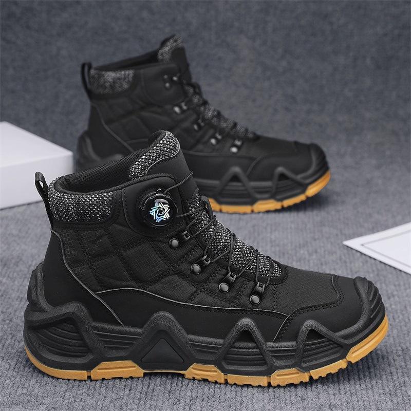 Martin Boots New Winter High-top Thick-soled Outdoor Mountaineering Non-slip and Wear-resistant Labor Protection Boots