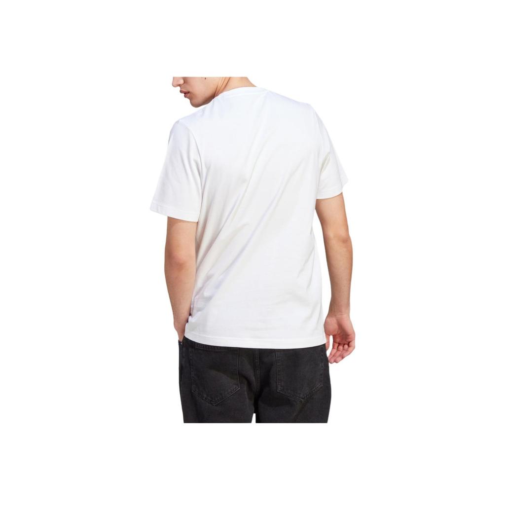 Adidas Unden T Printed Round Neck Short Sleeve T-Shirt Men Tops White HY1334