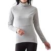 Belle Maison Maternity Long Cotton with Nursing Warm Postpartum Heather Size L Innerwear, Sleeve, Blend, Opening, Turtleneck, Innerwear, Hotcot,