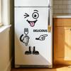 Creative Witty Cartoon Food Lover Kitchen Restaurant Home Decoration and Beautification Fridge Stickers
