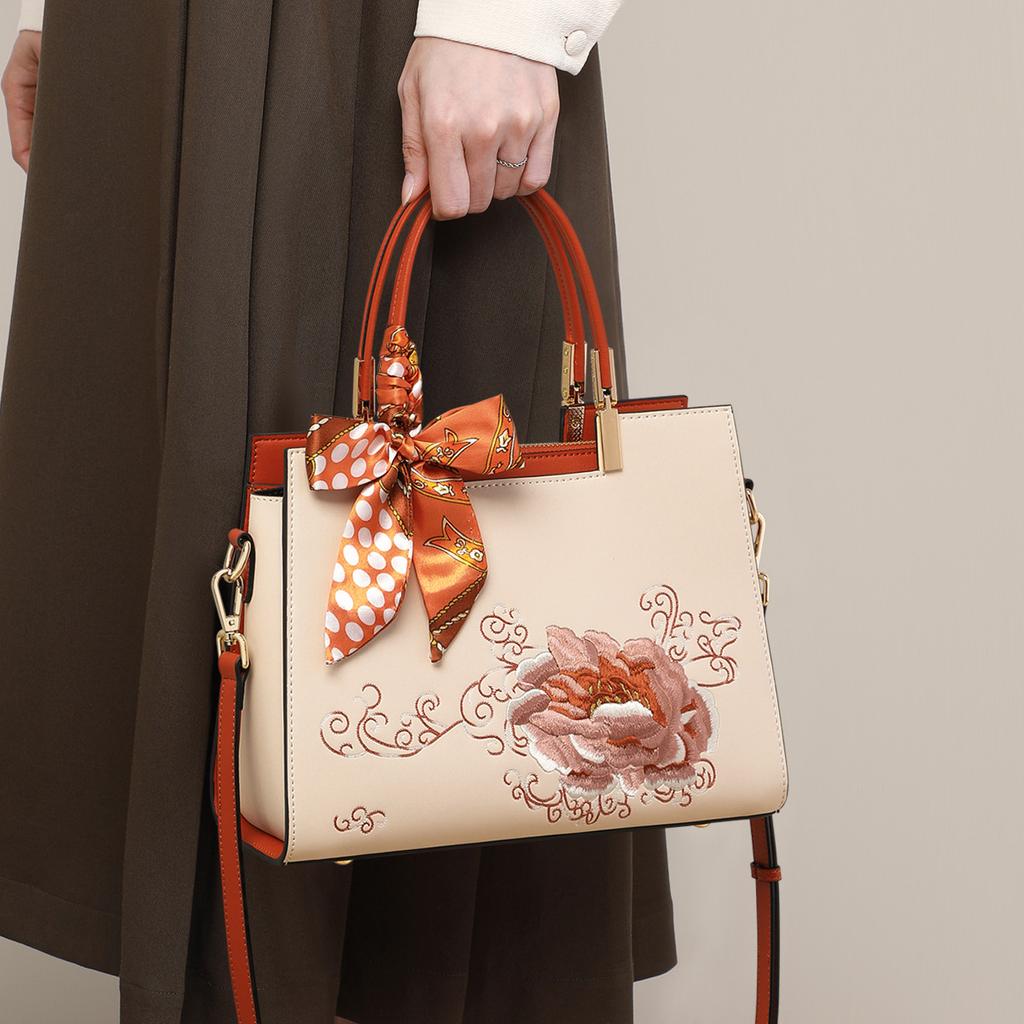 Women's Summer Leather Tote Mom Bags Premium Sense Women's Bag