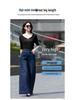New Plus Size High-Waisted Wide-Leg Jeans for Women - Spring/Summer Loose, Slimming, 9/10 Length