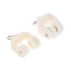 10Pcs Plastic Flexible Curtain Wheel Rollers Rail Hanging Hook Ring Slider