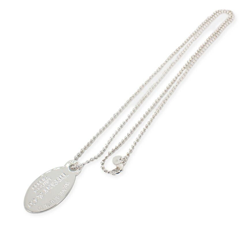 

[Вживаний] TIFFANY/Тіффані 925 Підвіска/Кольє з овальною биркою Return to/g474-89