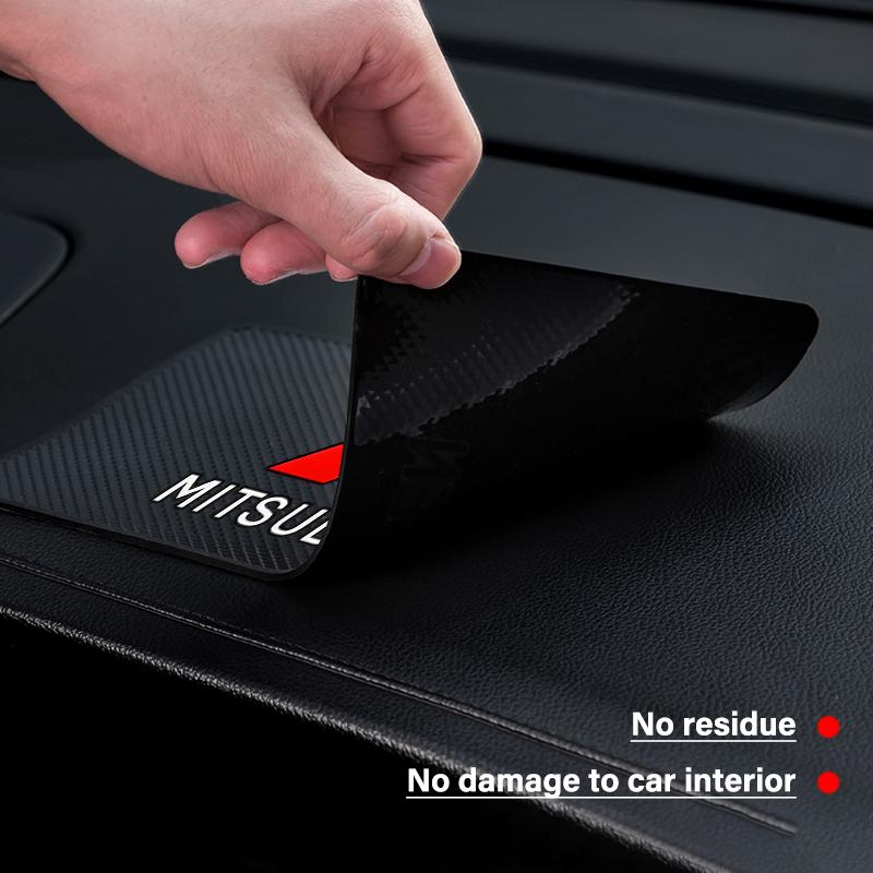Protiskluzová podložka do auta Držák na telefon Protiskluzová podložka Autopříslušenství Pro Mitsubishi Lancer 9 Ex Evo ASX L200 Colt Pajero Sport