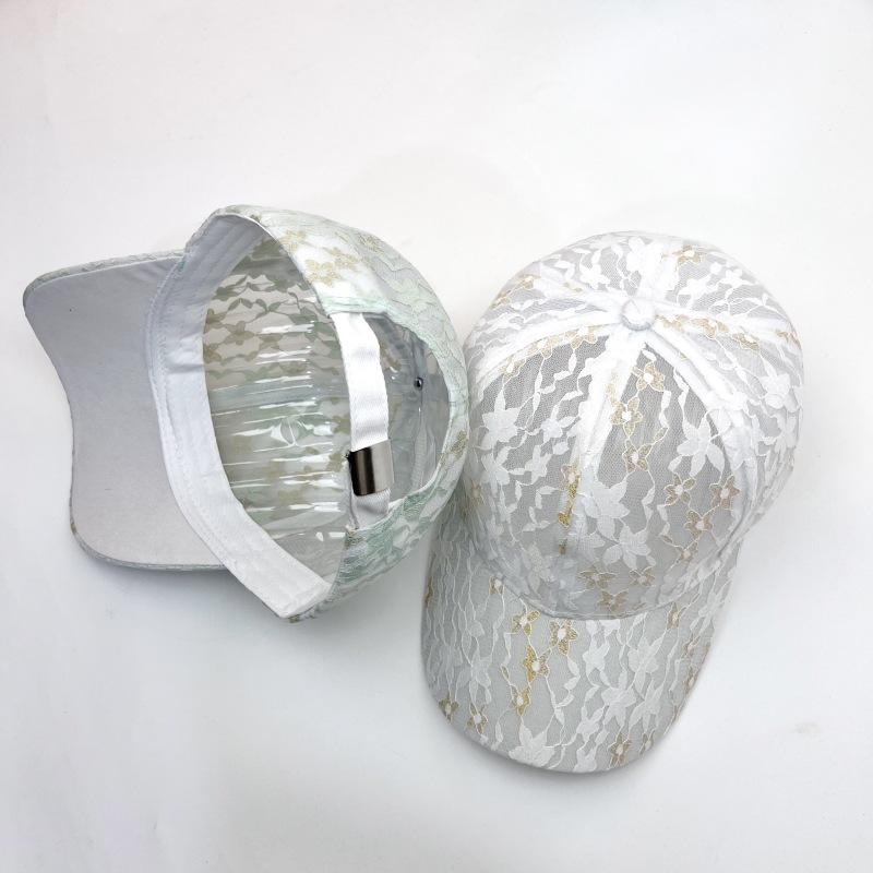 For Lace Cap Baseball Floral Women Breathable Adjustable And Perfect For Summer Outings