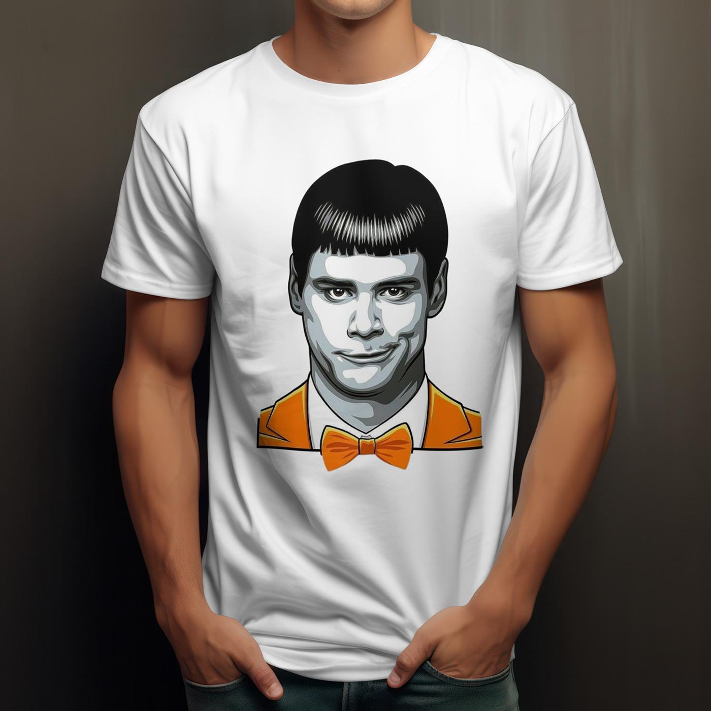 DUMB AND DUMBER JIM CARREY T-Shirt | Classic 90s Movie Tee | Funny Comedy Top S разноцветный