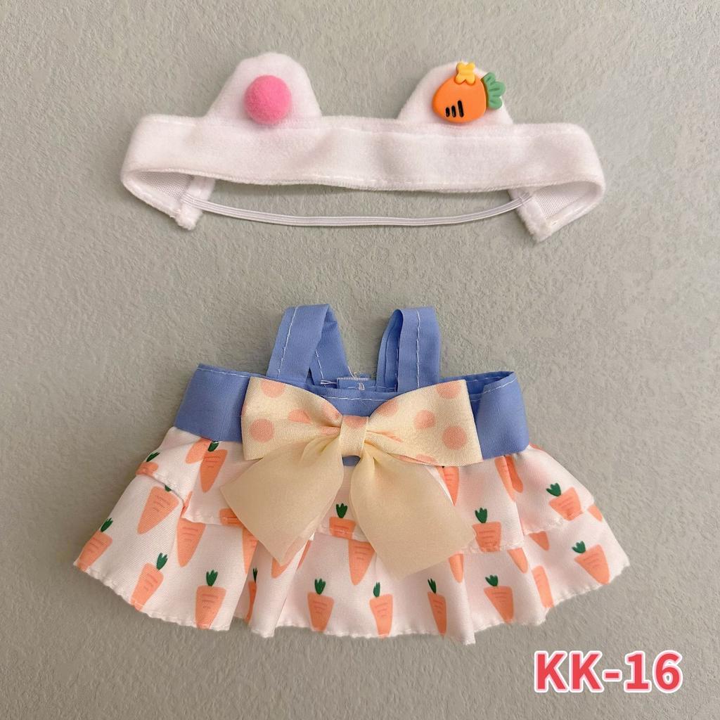 20cm Cotton Doll Clothing, Cute and Sweet Lolita Dress, 20cm Doll Dress-up Clothes