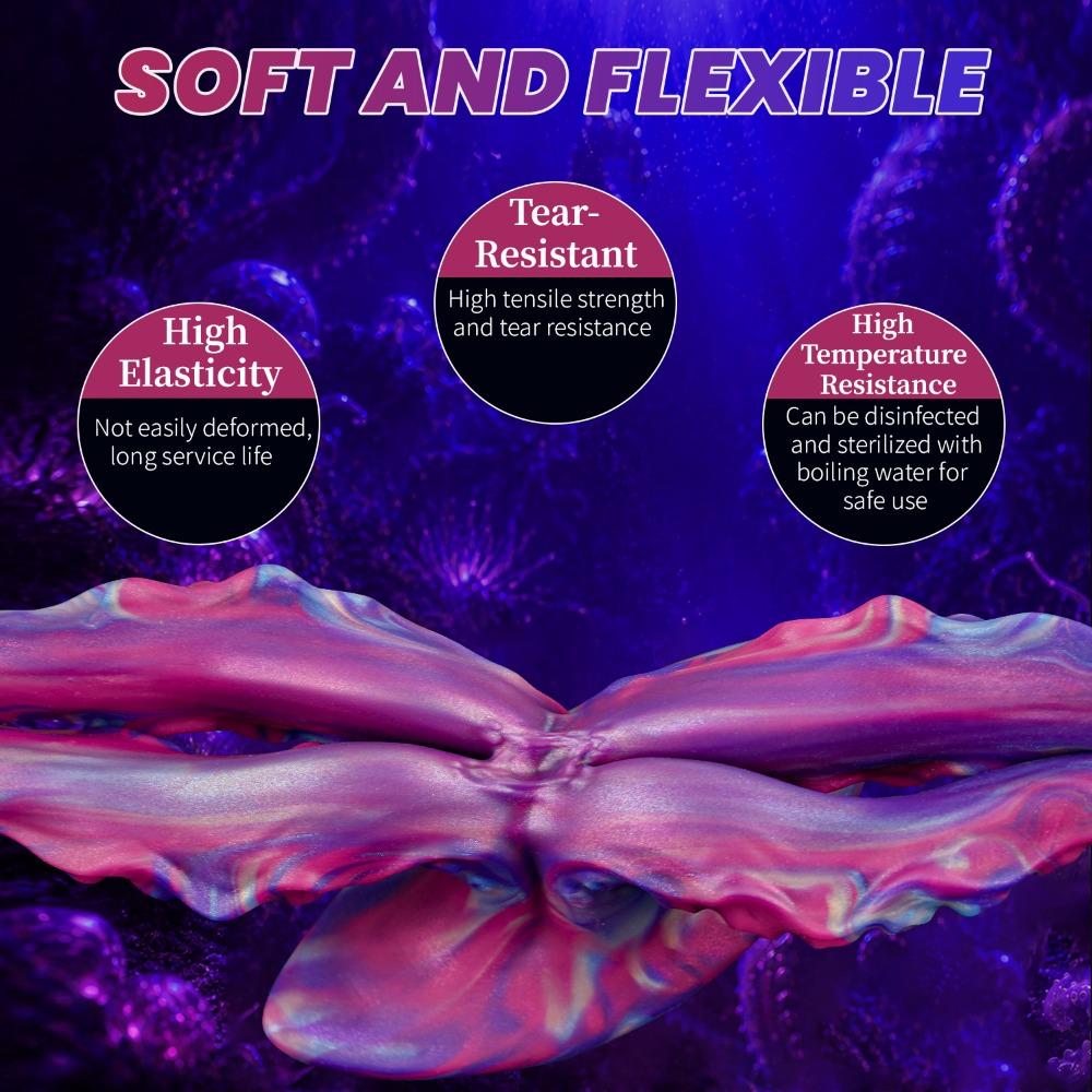 Wearable Fantasy Tentacle Anal Plug - Alien Silicone Dildo for Men Women, Suction Cup Base for Backdoor Stretching, Adult Toy