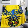 Club America Print Flannel Blanket, High quality Comfortable for All Seasons, Home Decor, Warmth and Comfort, Perfect for Christmas Gifts